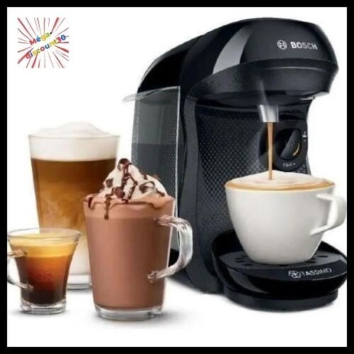 Cafetière BOSCH TAS1002N noire pour des matins dynamiques et des pauses café gourmandes