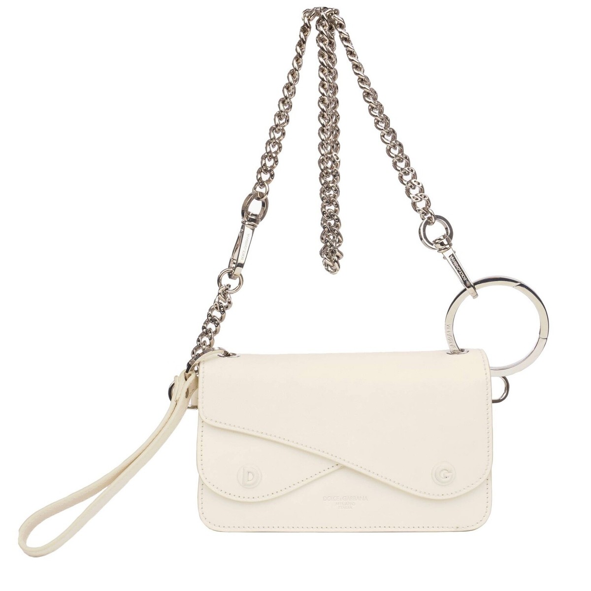 Dolce & Gabbana / DGロゴ レザー ショルダーバッグ DOLCE & GABBANA DG Logo Leather Crossbody Chain Handle Bag