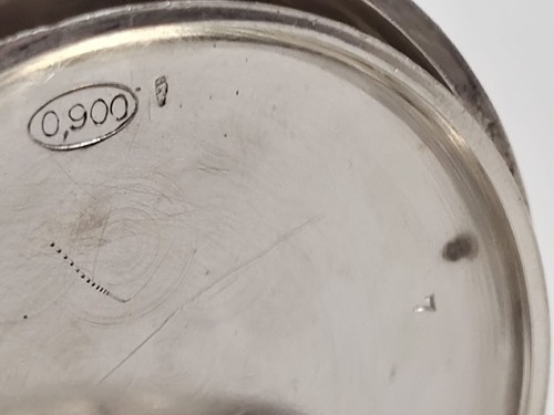 Vintage Silver Pocket Watch Longines - Jose Petragnani - Full Hunter - Picture 10 of 13