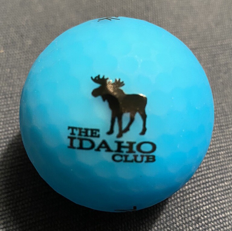 Logo Golf Ball - The Idaho Club (Sandpoint) #8 Course In Idaho