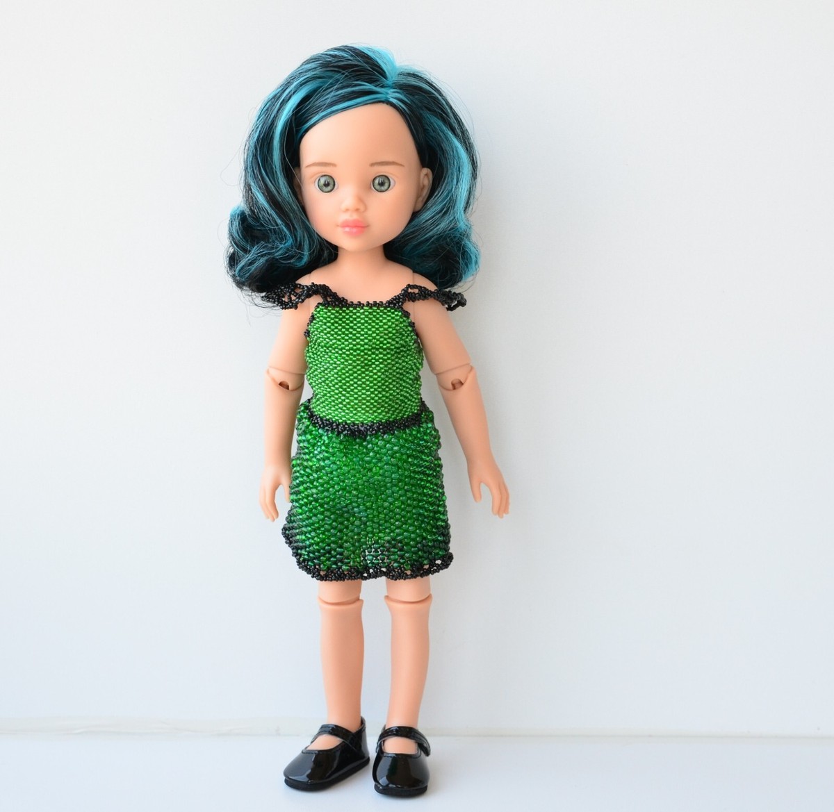Doll clothes for 13 inch dolls: Paola Reina beaded dress