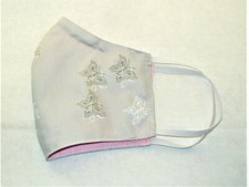 Face Mask Wire Adult Cloth Pink Gray