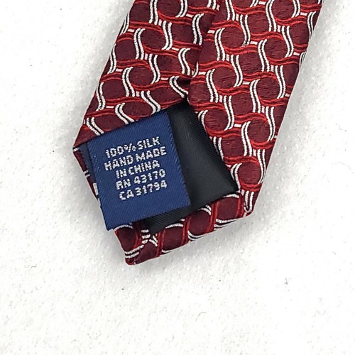 John Ashford Mens Tie Hand Made 100% Silk New - Picture 6 of 6
