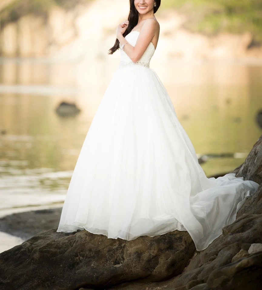 Vestido de novia Essense Of Australia D1702 marfil talla 8 Foto 4 de 4