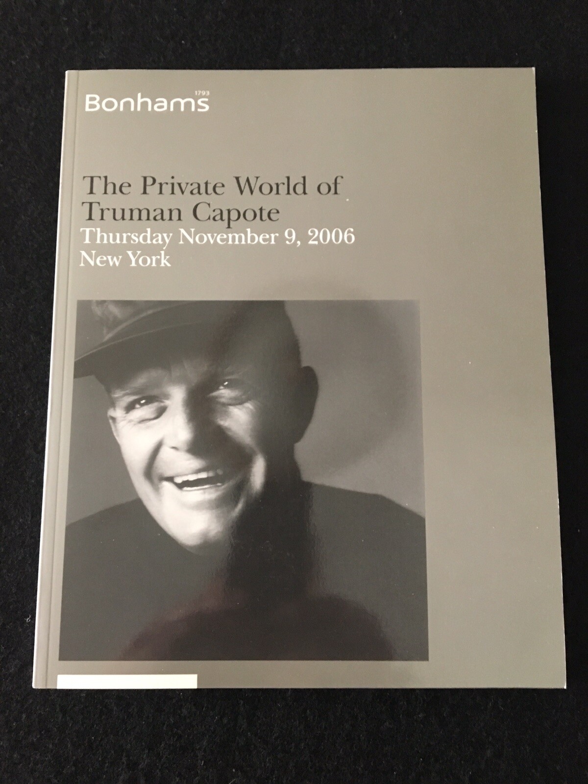 Bonhams Auction Catalogue “The Private World Of Truman Capote” 2006 | eBay