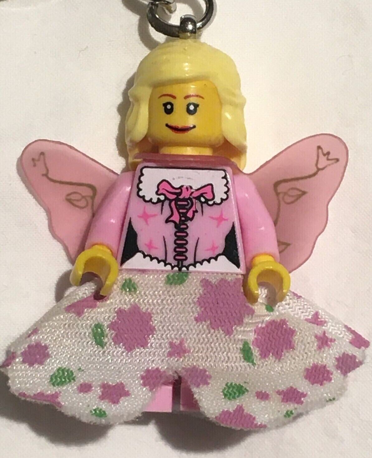 Pink Fairy Batman Lego Keychain