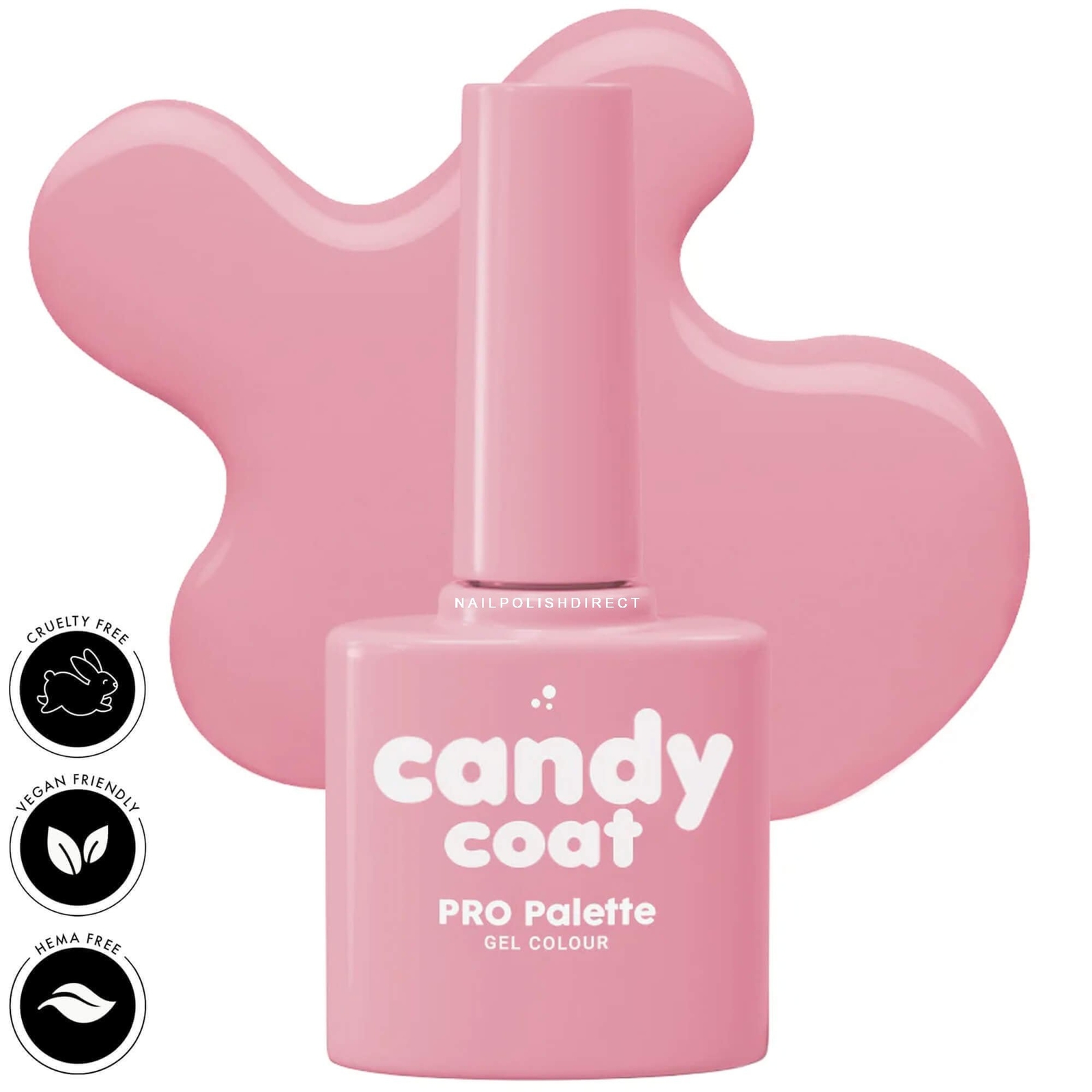 Candy Coat Pro Palette - Hema Free Gel Polish - Valentina 10ml