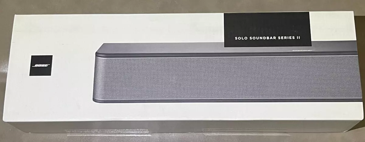 Bose Solo Soundbar Series II with Wall Bracket, Remote Control