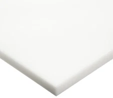 0.500" x 12" x 12", HDPE Sheet, White