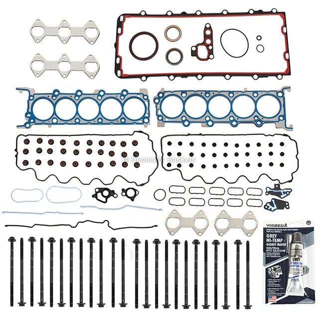 Juego completo de juntas + perno VIN Y Fit 05-13 Ford F450 F350 F250 Super Duty 6.8 30V SOHC Foto 3 de 4