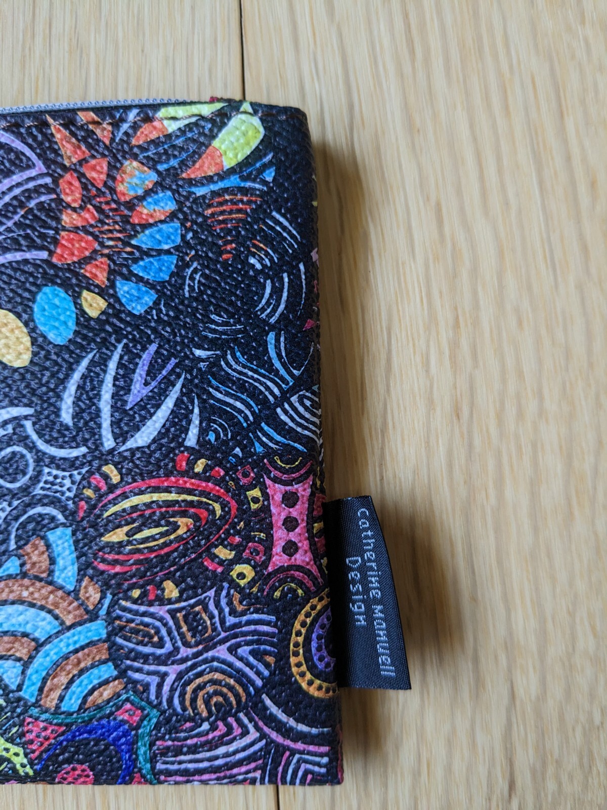 Boho chic abstract expression zipper everyday lea… - image 4