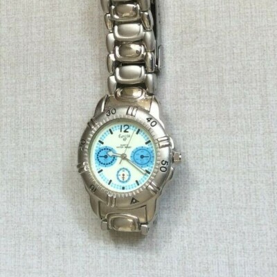 Expose EP Men's Watch Round Dial on Silver Linked Band High Quality New Style!