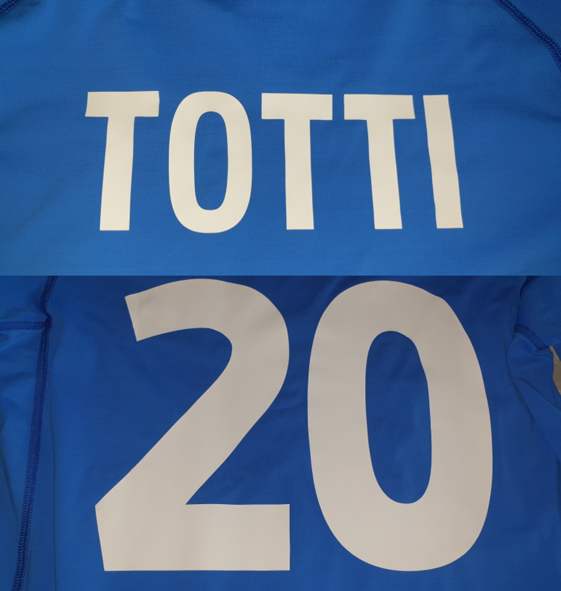 2000-01(H) イタリア代表　ユニフォーム　半袖　ヴィンテージ　トッティ 2000-01(H) イタリア代表 ユニフォーム 半袖 ヴィンテージ トッティ