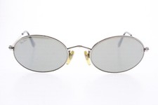 VTG RAY BAN RB3134 003/40 MIRROR SILVER SIDESTREET OVAL SUNGLASSES 52/19 MM