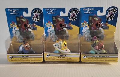 Funko Racers Foxy, Chica, Freddy-  Five Nights at Freddy's  New