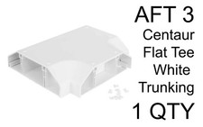 Flat Tee Centaur Meridian Trunking System White Electrical Cover Guard AFT 3