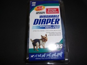 denim dog diaper