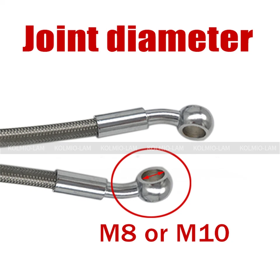 Fit For kawasaki Pipe Braided Hydraulic Motorcycle Brake Clutch Oil Hose Line - Image 2 of 4