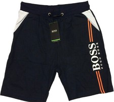 HUGO BOSS BRAND NEW TERY SOFT COTTON SWEAT SHORTS