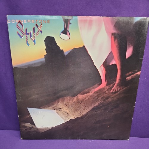 1979 Styx Cornerstone 12" Vinyl LP SP-3711 with sleeve rock pop - Picture 2 of 12