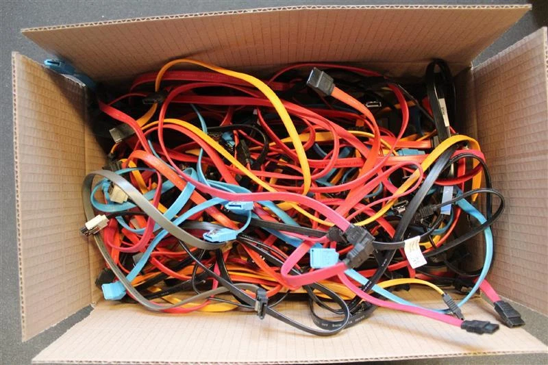 SATA Kabel 1kg Farbmix diverse Längen verschiedene Hersteller   #40106