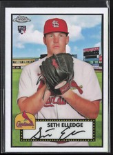 2021  Topps Chrome Platinum Anniversary Seth Elledge 122 RC Refractor Cardinals