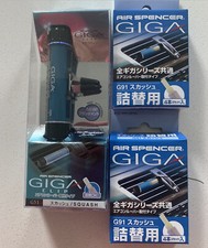 Giga Air Spencer Clip And Refills Squash Air Freshener Authenic Made In Japan
