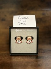 Disney x Baublebar Mickey Mouse Thanksgiving Turkey Holiday Earrings NEW