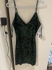 windsor dress small Green Christmas New Year Women Short