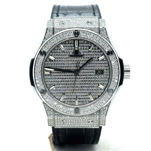 Hublot Classic Fusion 38mm Titanium Diamond Dial/Case/Bezel 565.NX.9010.LR.1704