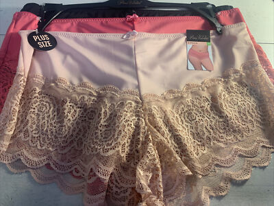 3 NEW PRIMA VALENTINA MICROFIBER BOYSHORTS PANTIES UNDERWEAR 3X