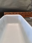 PYREX 213 Milk Glass Loaf Pan 1 1/2 Qt White/Spring  Blossom green/Daisy Vintage — photo 4