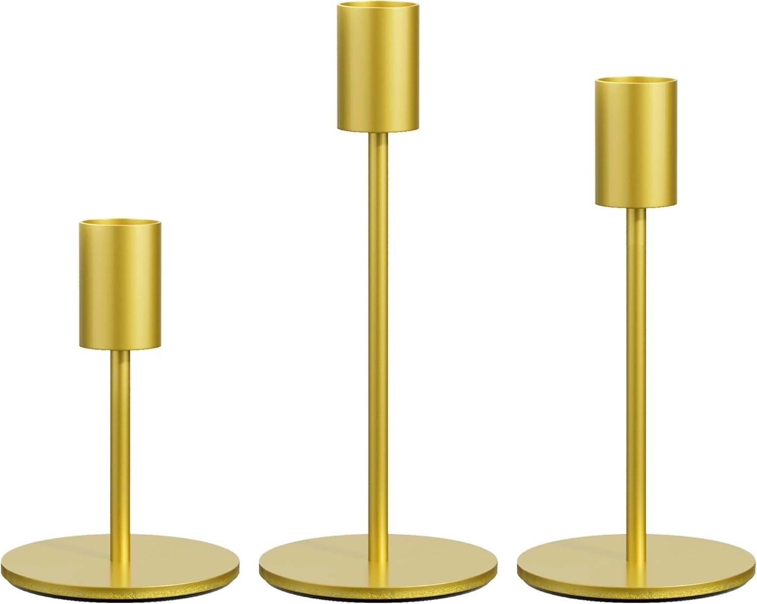 Taper Candle Holders, Set Of 3 Candle Stick Holders Decor,me