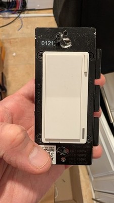 Inovelli Red Series On/Off Switch LZW30-SN - Left Tabs Clipped off