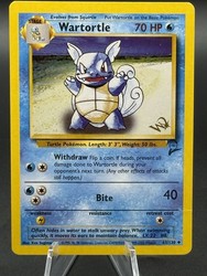 Wartortle 63/130 W Stamped Promo Base Set 2