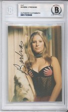 SIGNED Barbra Streisand HOT LINGERIE Photo Print Cut BAS Beckett COA Autographed