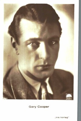 Gary Cooper     ** Original Postkarte Postcard * N 437 f