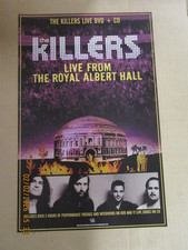 KILLERS Live From The Royal Albert Hall Promo Poster New! Unused! 2009 Island