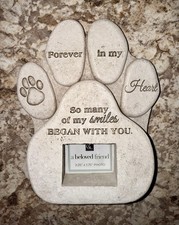 GIFTCRAFT CAT OR DOG PET MEMORIAL DECORATIVE PHOTO PICTURE FRAME NEW