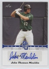 2013 Leaf Perfect Game Showcase Blue 3/25 John Thomas Mauldin Maudlin Auto 0o9