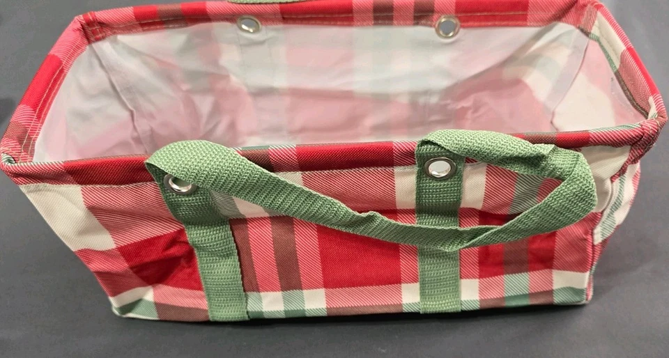 Bolso utilitario Thirty-One pequeño a cuadros de vacaciones Foto 4 de 4