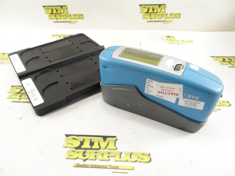 BYK MICRO TRI GLOSS DIGITAL GLOSS METER + STANDARDS 