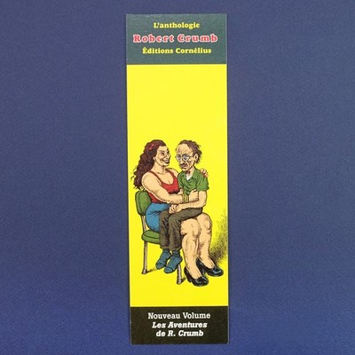 Robert Crumb L'anthologie Editions Cornelius Bookmark   From France