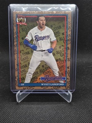 2026 Topps All Star Foil Wyatt Langford 1991 91B2-48  31/50 -Kansas City Royals 