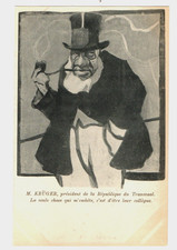 Political. Boer War. President Kruger. Early Undivided Back.