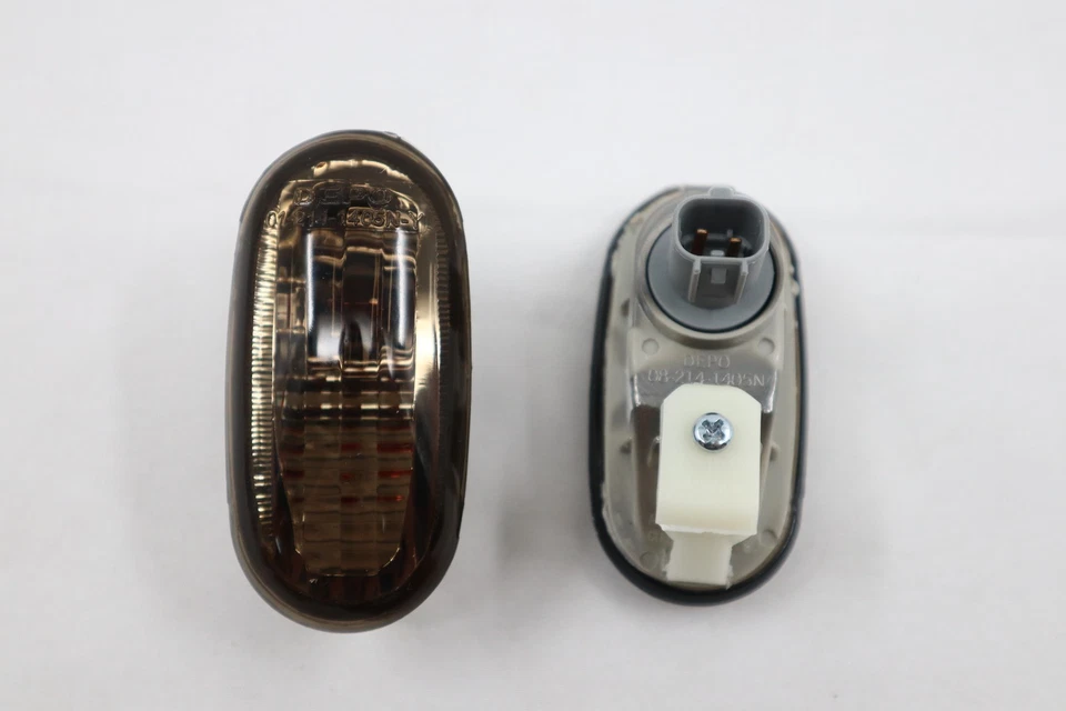 Side marker Lights Mitsubishi Galant Lancer Proton Wira 93-05 Triton Smoke 1Pair - image 2 of 3