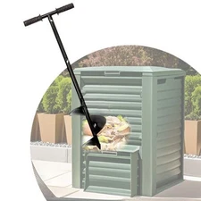 Compost Turner Aerator,Compost Stirrer Tool for Outdoor Composting Manual Com...