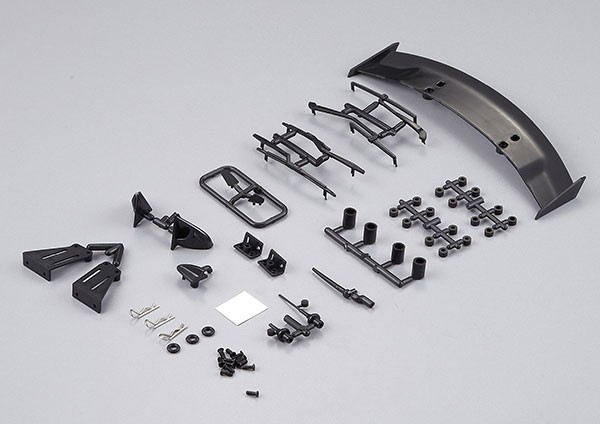 Killerbody RC Car 1/10 TC Basic Plastic Parts (Black Finish)
