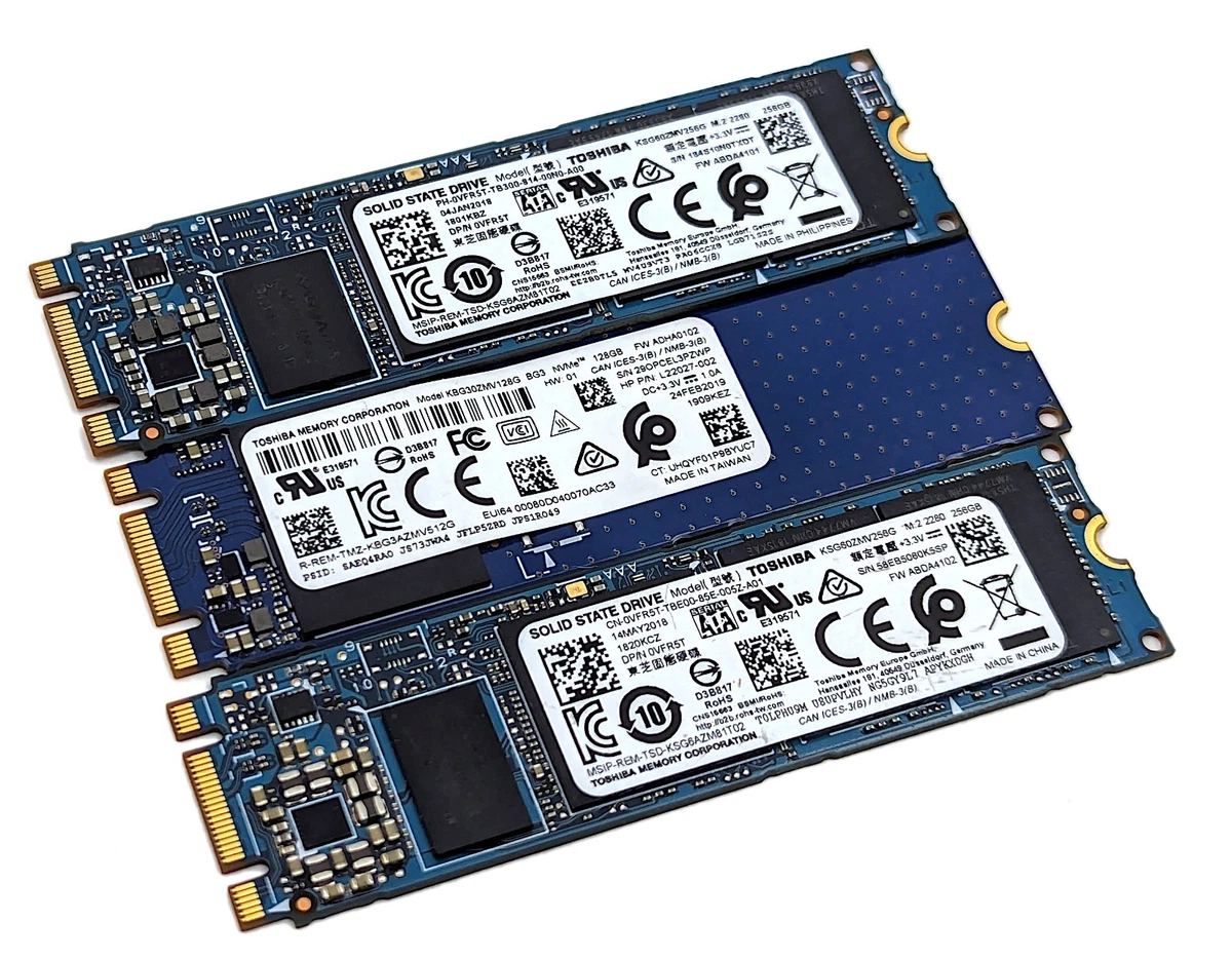 【TOSHIBA製/動作品】m.2 nvme 128GB 6枚 楽天市場】送料無料 ☆Toshiba PCIe NVMe M.2 2230 KBG40ZNS128G 128GB