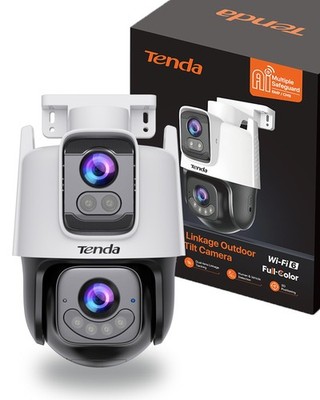 Wi-Fi Outdoor Camera 2K+2K, 360° PTZ Surveillance Camera with Dual Lens, FHD ...